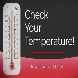 Check Your Temperature! 2 - 8:30am (CD)