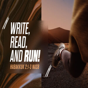 Write, Read, and Run! - 8:30am - CD