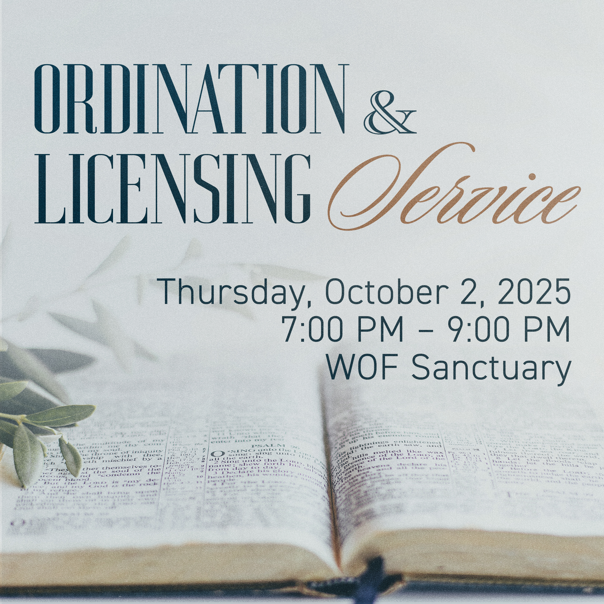 Ordination