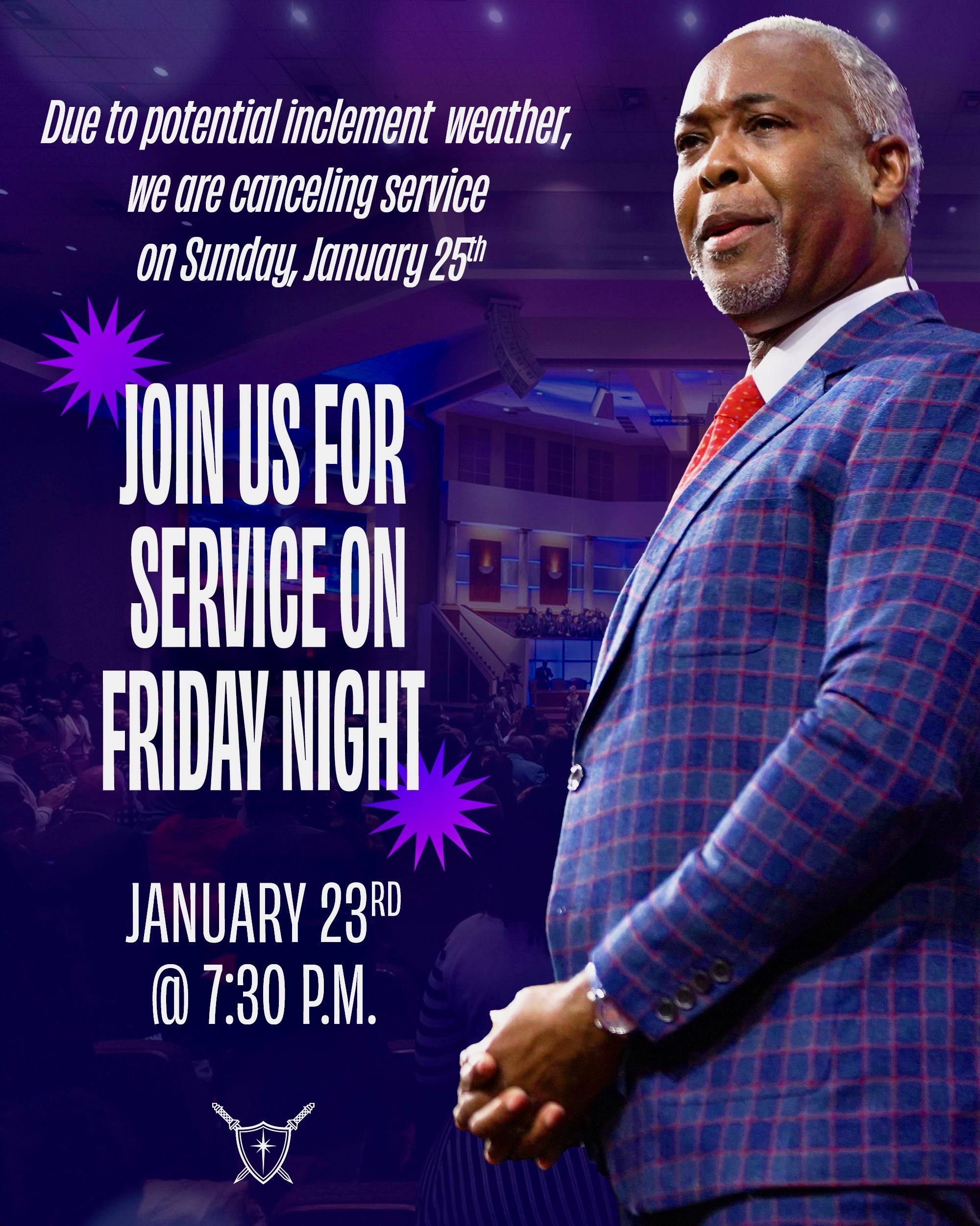 Join Us For Friday Night Service - January 2027