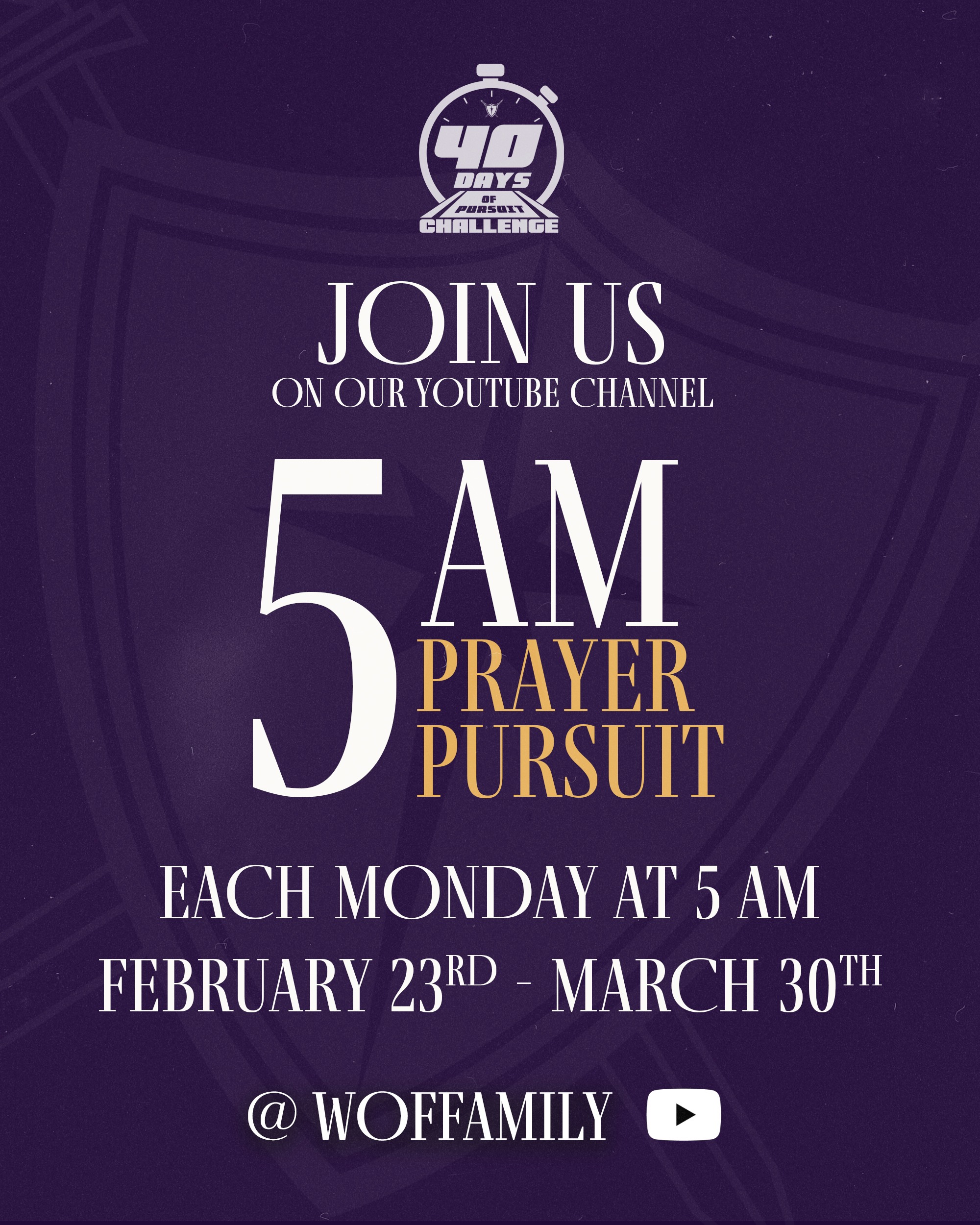 5 AM Prayer Pursuit