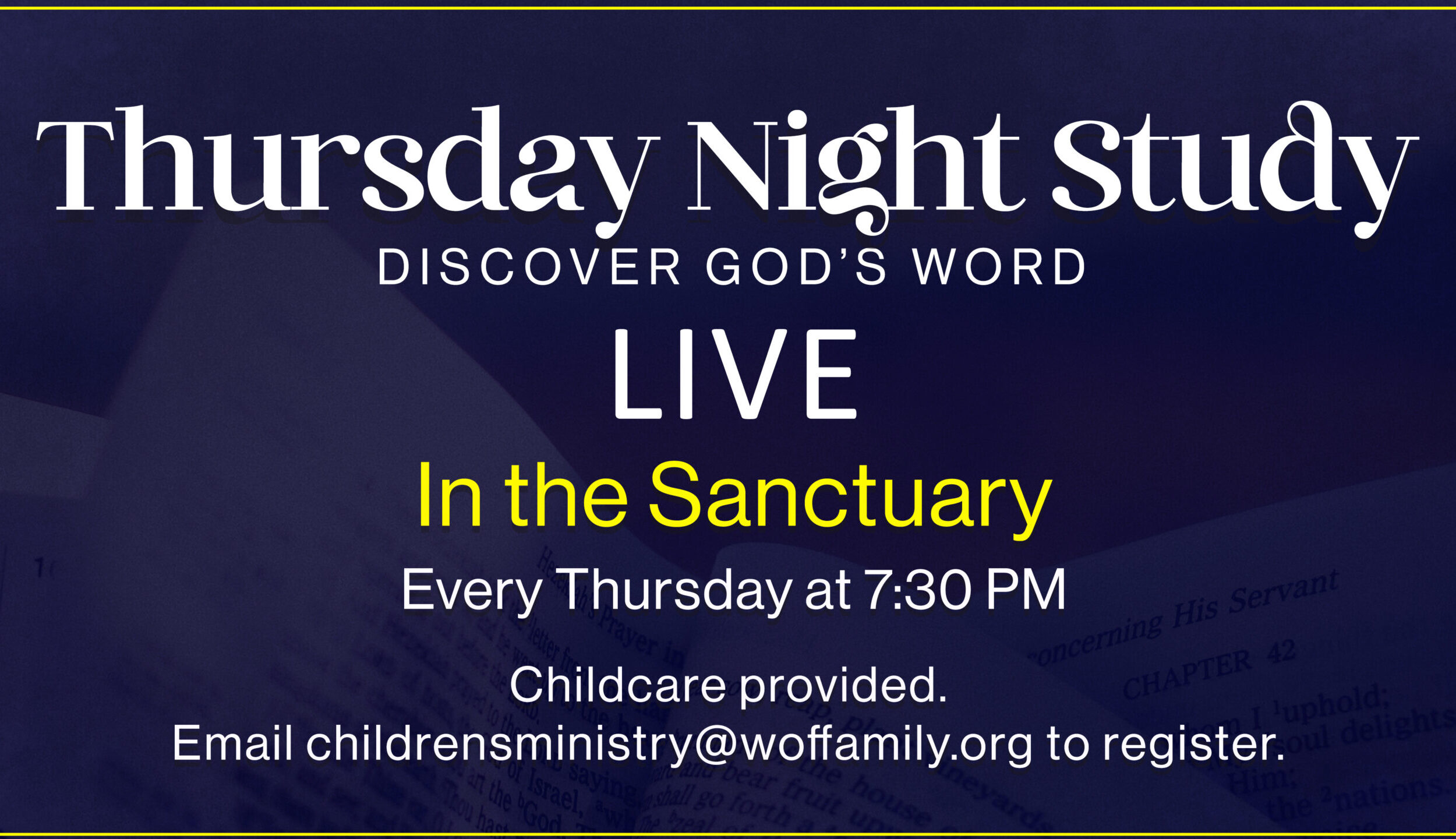 Thursday Night Study (7) Thursday Night Study (7)