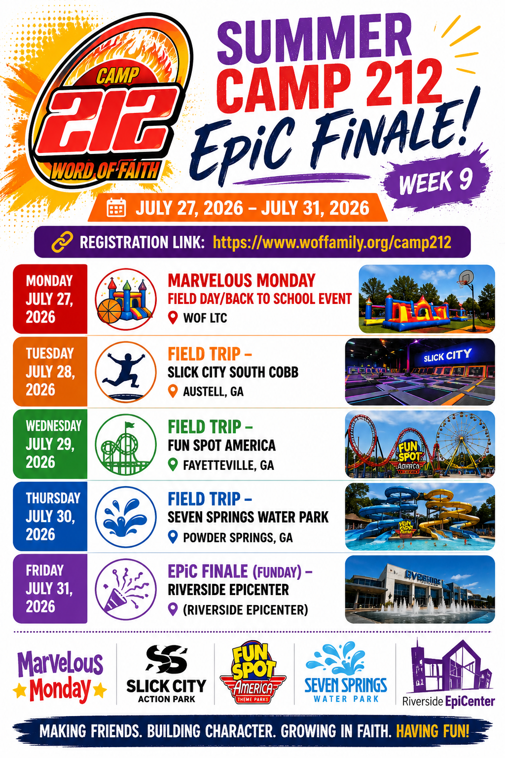 2026 Summer Camp 212 EpiC Finale 2026 Summer Camp 212 EpiC Finale